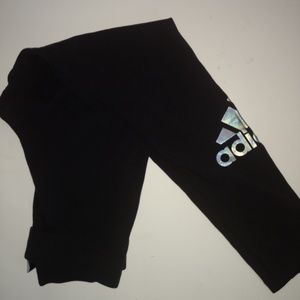 Adidas black leggings size Medium